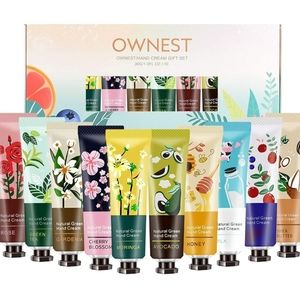 Ownest 10 Pack Fruits Fragrance Moisturizing Hand Care Cream